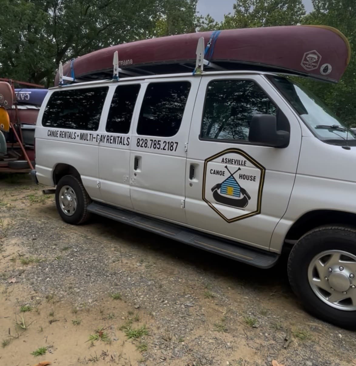Paddle Bent Creek: Shuttle from Asheville Canoe House for a 7-Mile River Float