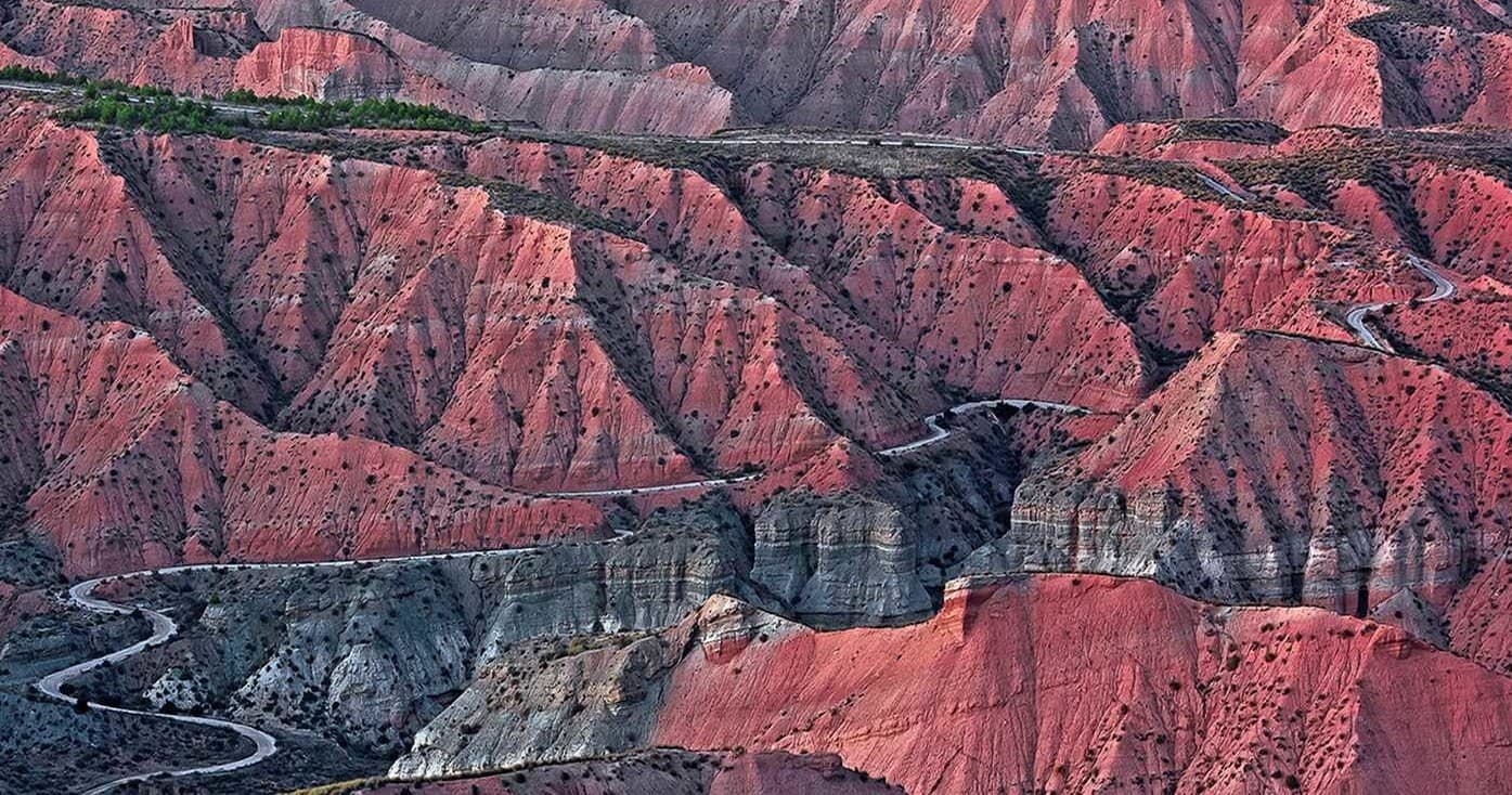 Layered red rock canyon landscape for hiking and exploration