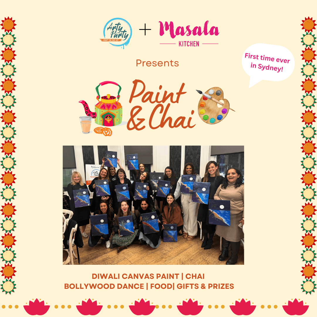 Diwali Paint and Chai Celebration by Arty Party Sydney