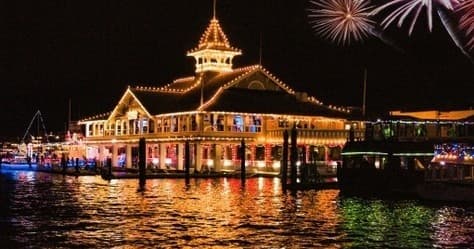 Holiday Lights Cruise in Newport Beach with BayWatch Boat Charters