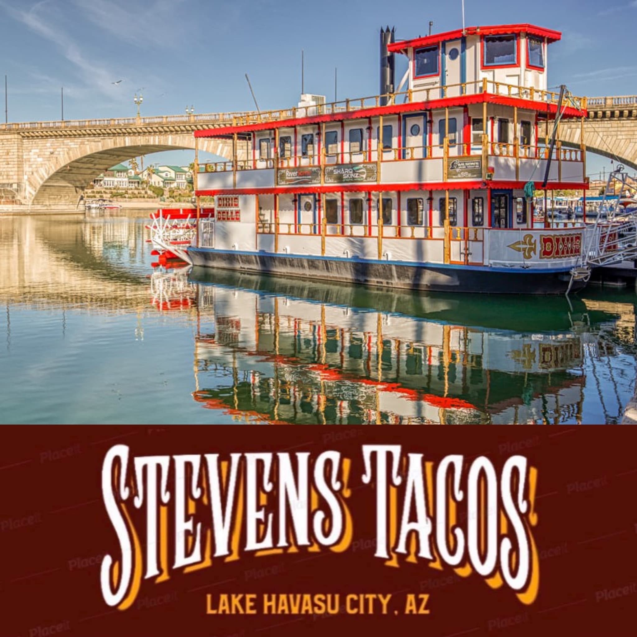 Sunset Dinner Cruise on Lake Havasu with Steve’s Tacos