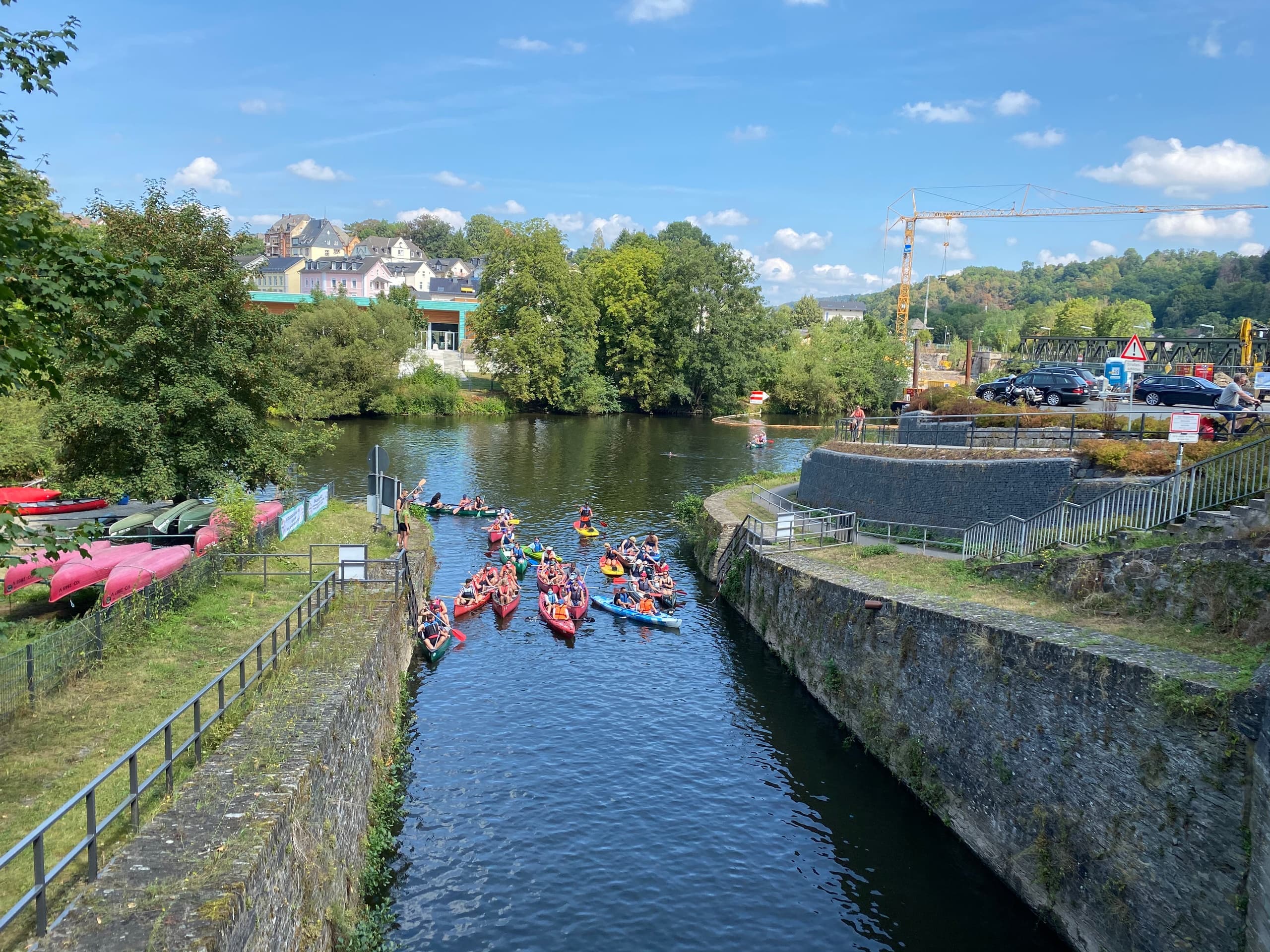 Canoe Trip in Weilburg with Weilburger Touristikbetriebe