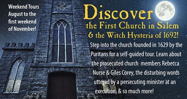 Historical Tours & Land Adventures at First Church Salem