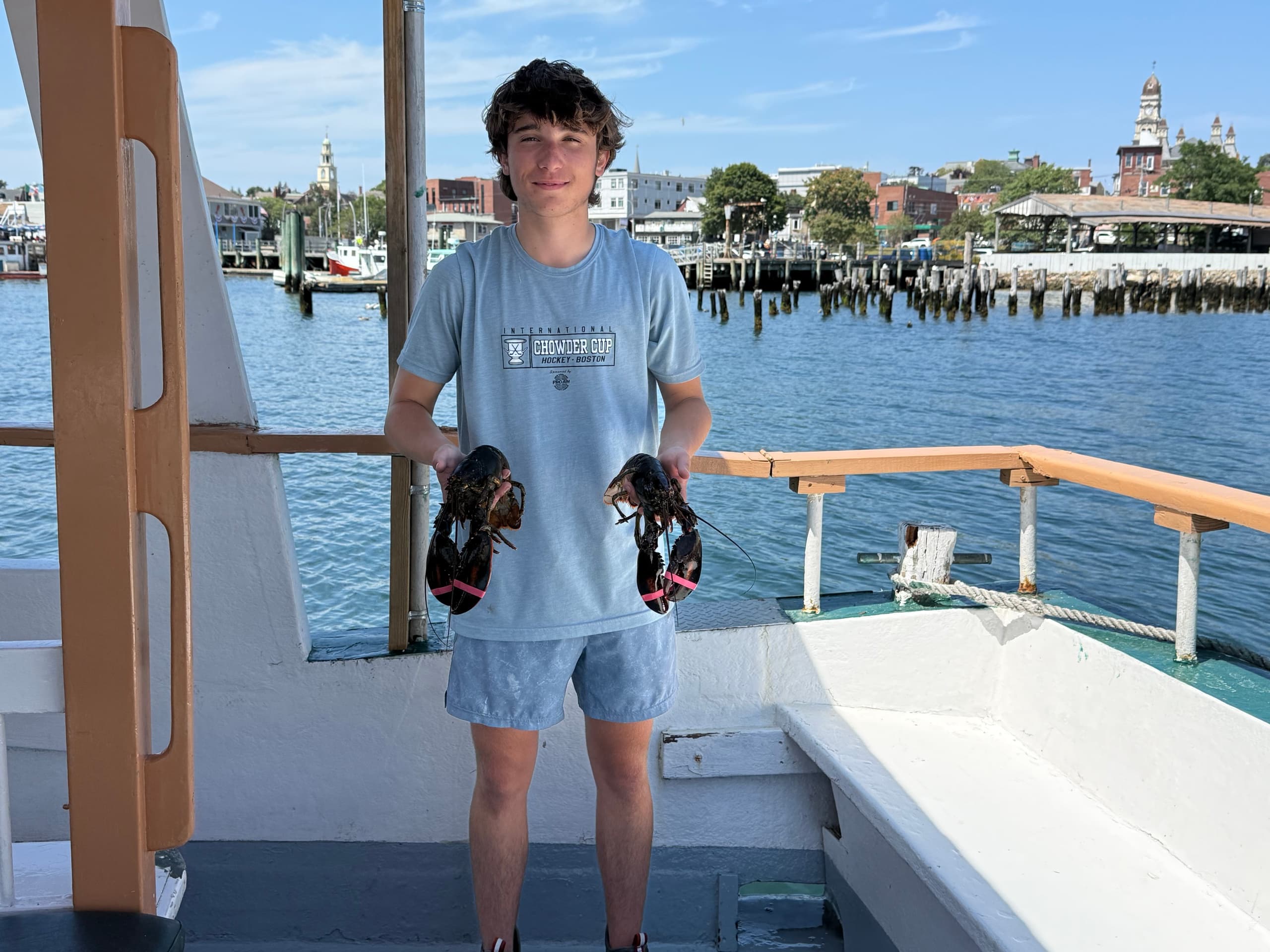 Lobstering Adventures with Harbor Tours in Gloucester Harbor
