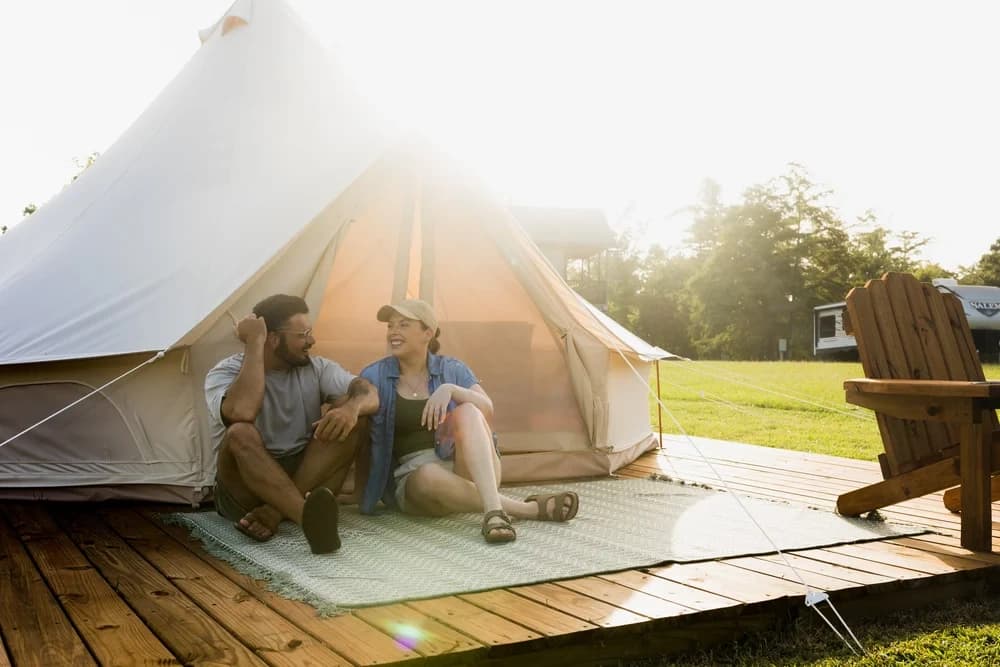 Riverside Glamping on the Bayou — Riverside Standard Tent at Bayou Glamping Co. photo 4