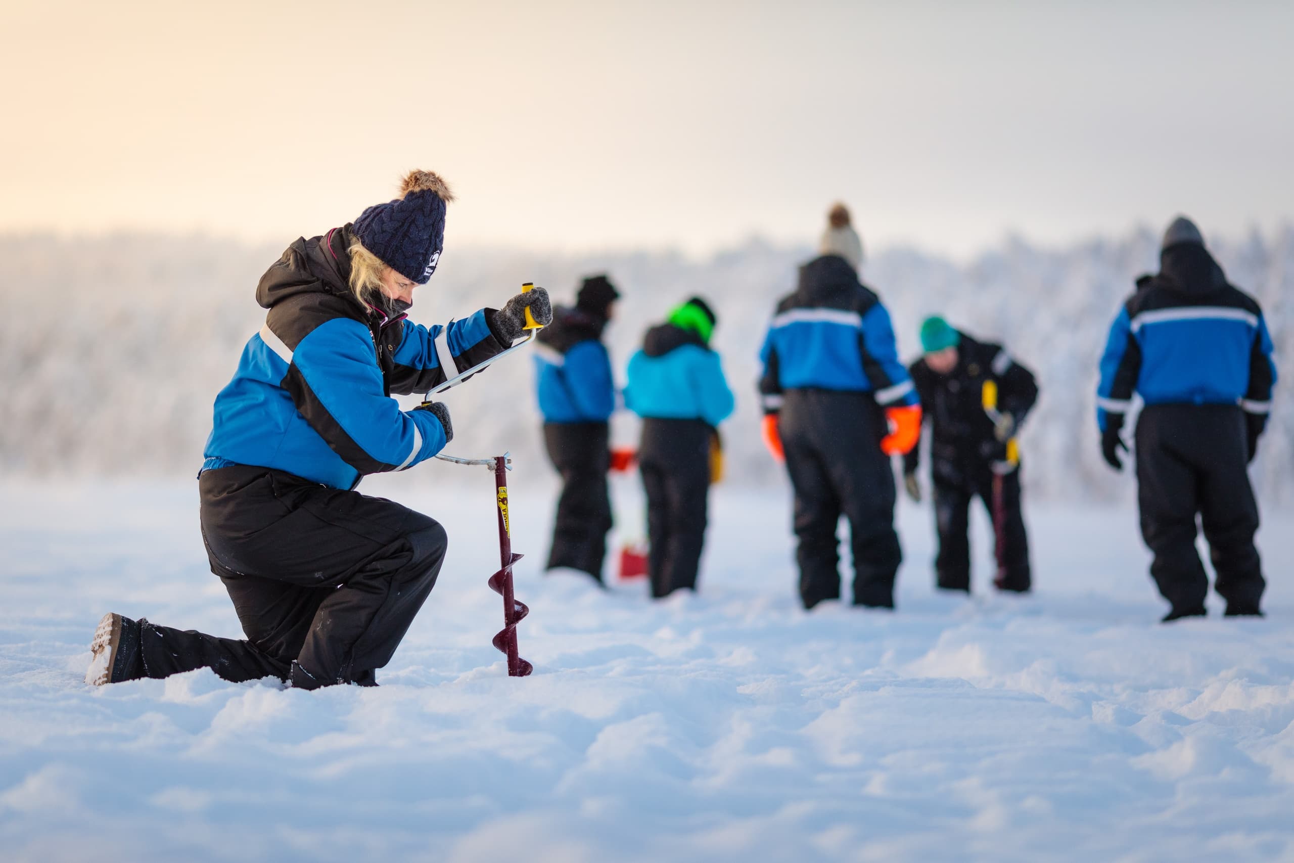 Ice Fishing Adventure at Wilderness Hotel Saariselkä