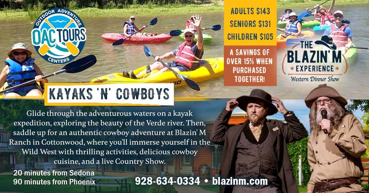 Kayaks 'N' Cowboys Adventure in Cottonwood, AZ