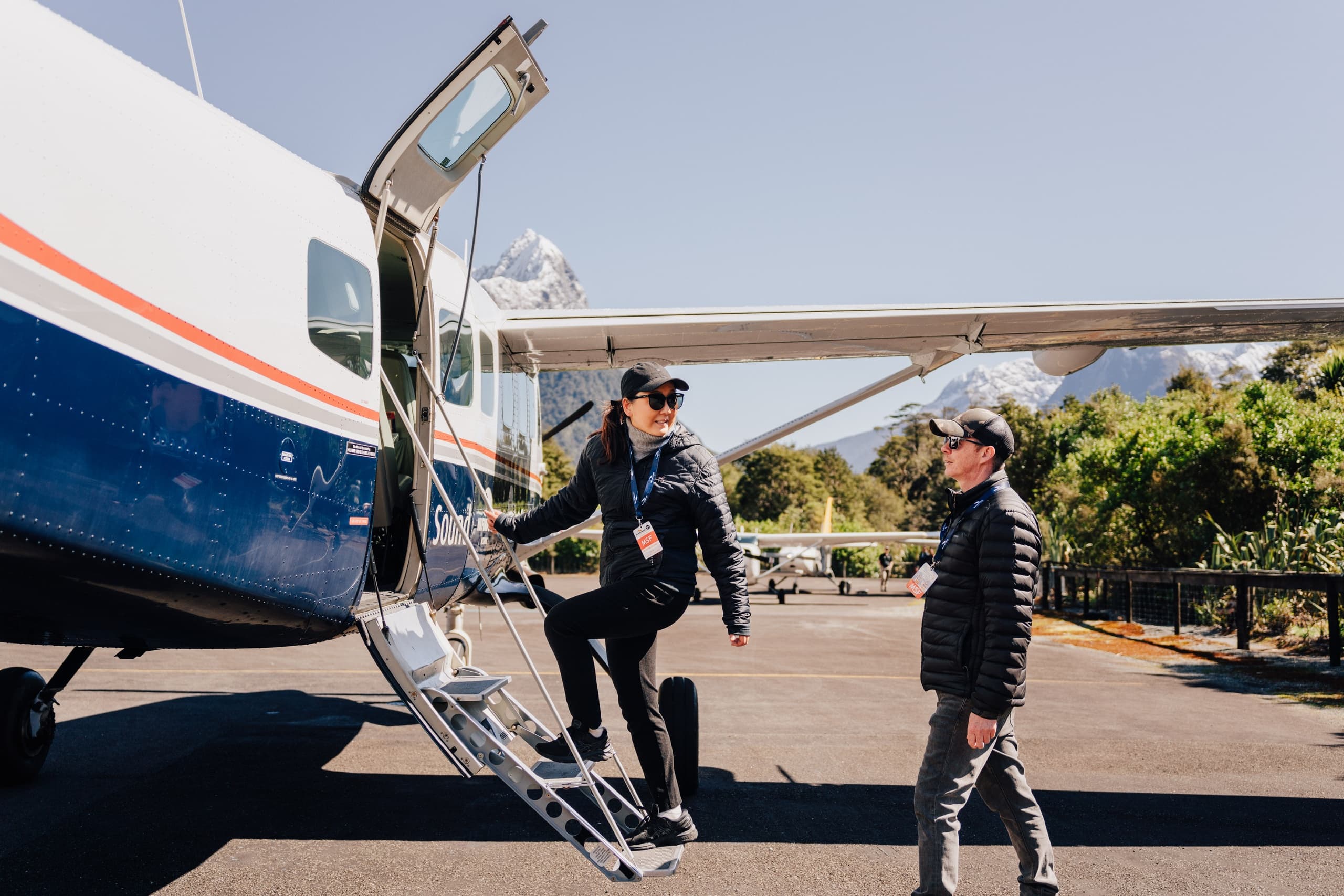 Scenic Milford to Queenstown Flight with Mitre Peak Cruises