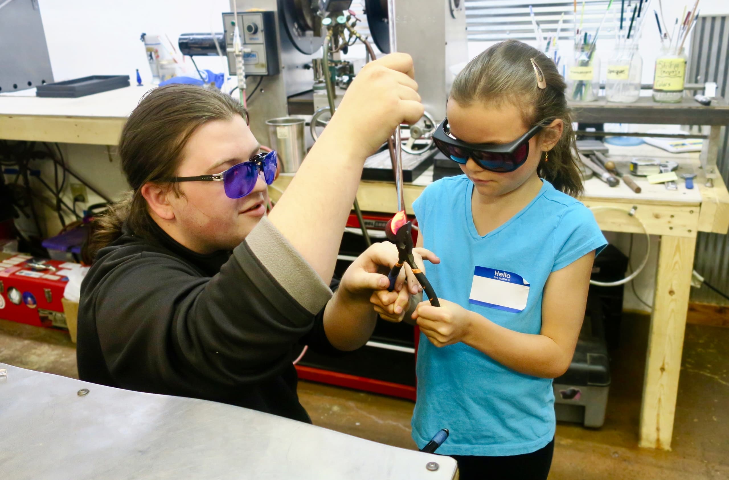 Family Flamework Class in Duluth: Private 90-Minute Glassmaking Studio on Canal Park photo 1
