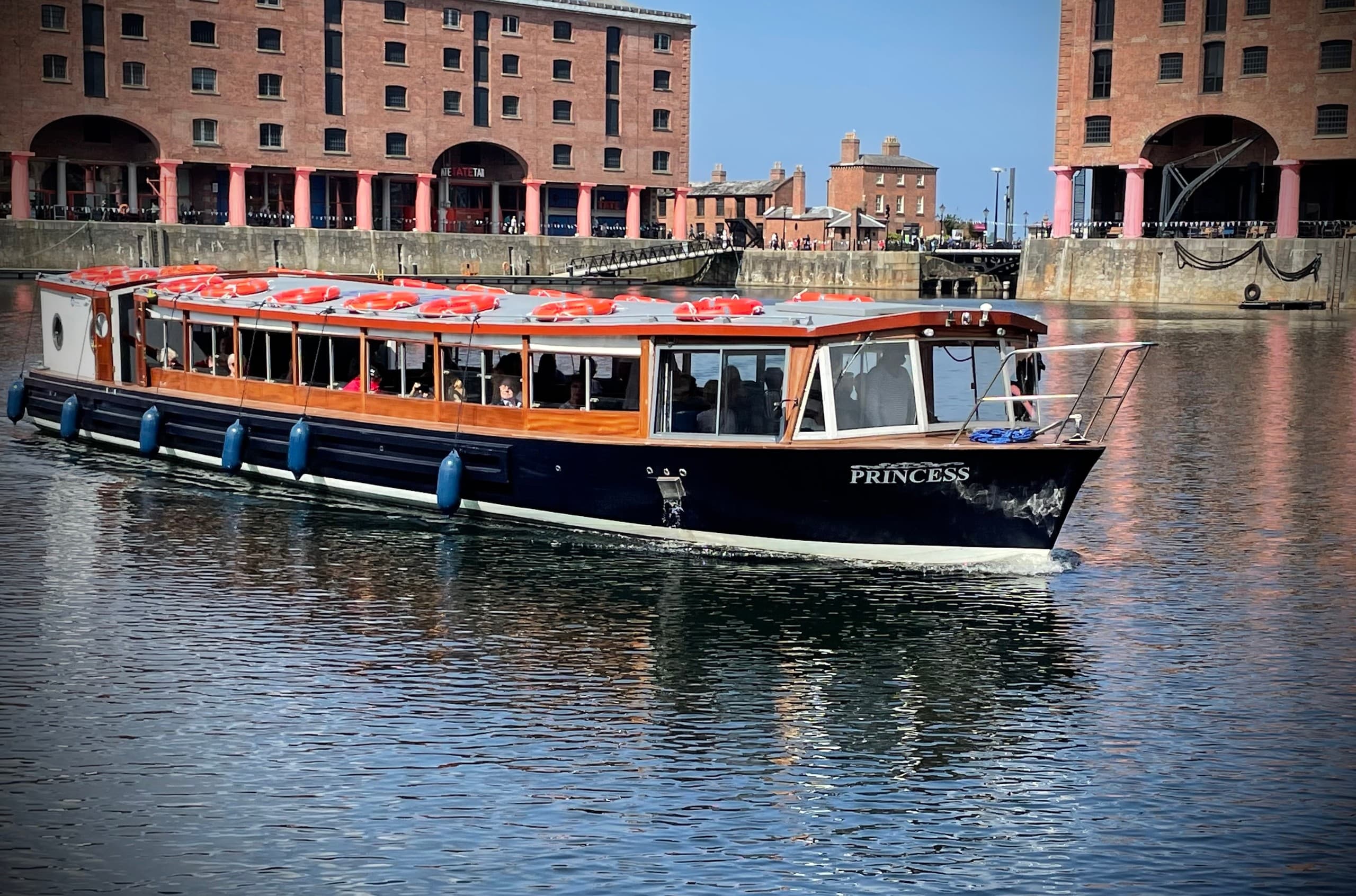 Royal Albert Dock Cruise: 30-Minute Liverpool Boat Tour Aboard The Princess
