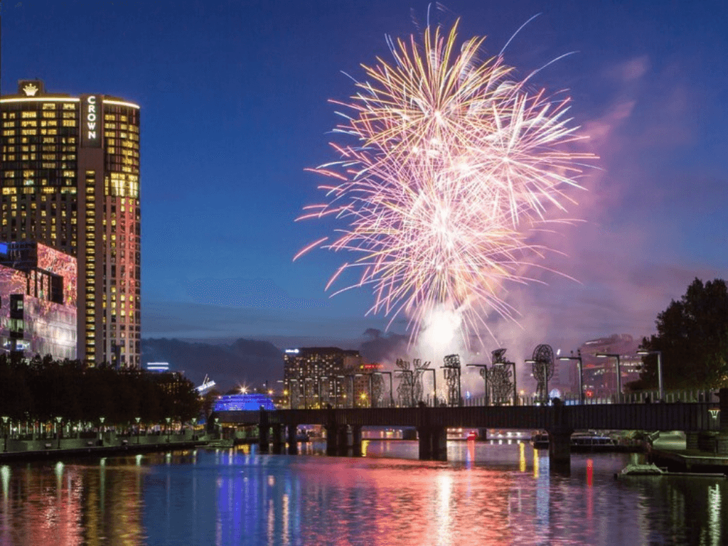 Celebrate New Year’s Eve Afloat: NYE Midnight Fireworks Cruise on Melbourne’s Yarra River