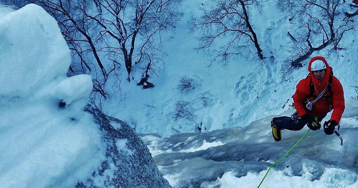 Ice Climbing Adventure with Red River Adventures in Wasatch