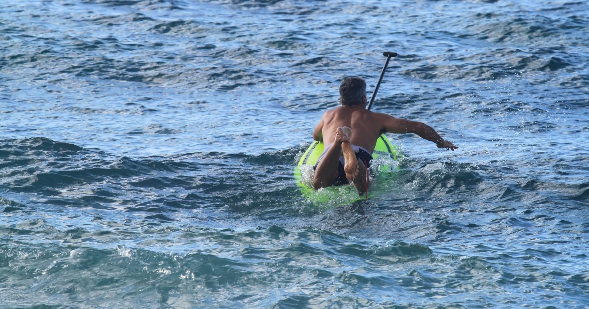 SUP Surf Semi-Private Lessons with Surf Hawaii Surf School in Haleiwa