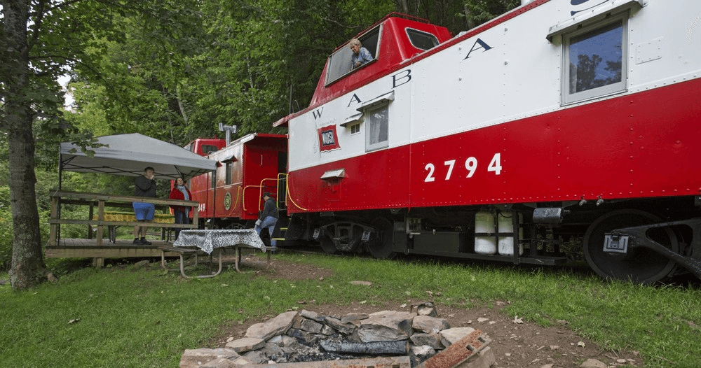 Escape to Solitude: Castaway Overnight Caboose Adventure on West Virginia’s Greenbrier River