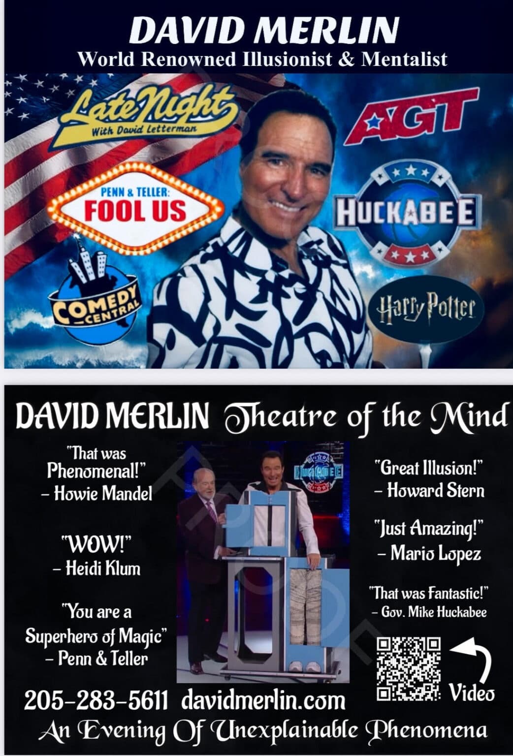 David Merlin Grand Illusion & Theater of the Mind in Glenside