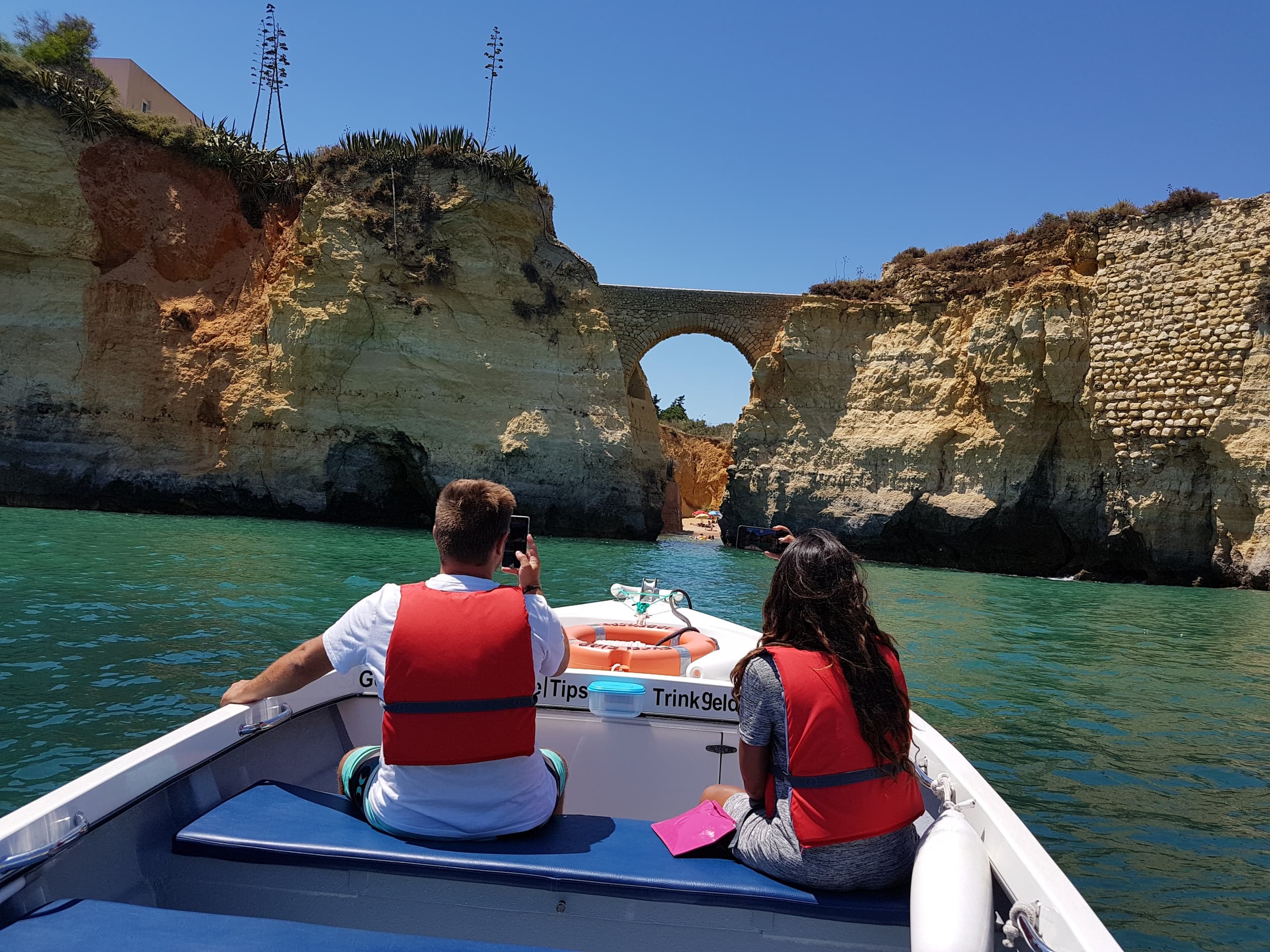 Coastal Boat Tour by Lagos Boat Tours in Ponta da Piedade
