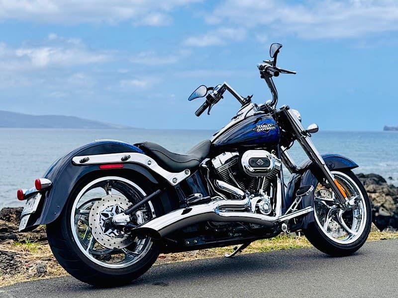 Maui Harley CVO Softail Rentals: Two-Up Coastal Cruising from Kahului