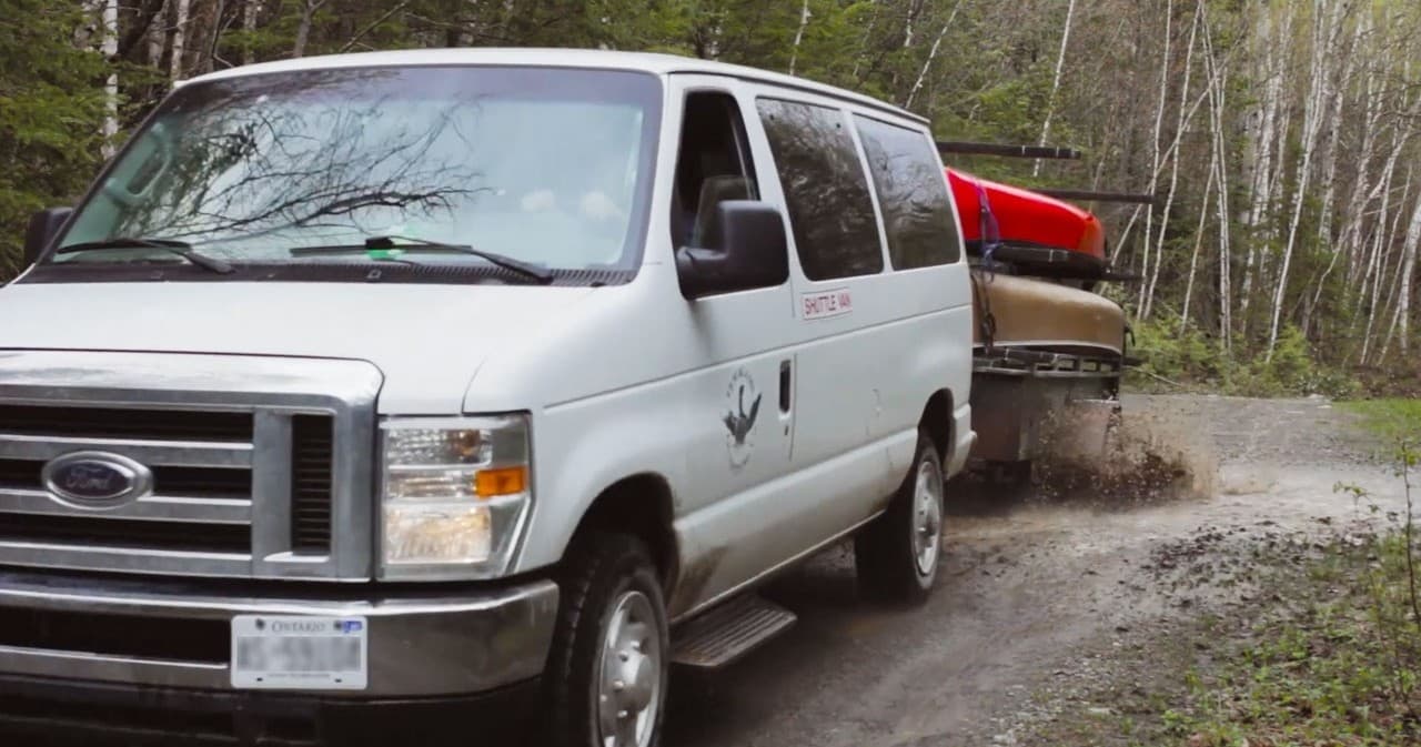 Smooth transfer to McLean Lake - 40-minute shuttle from Temagami Outfitting