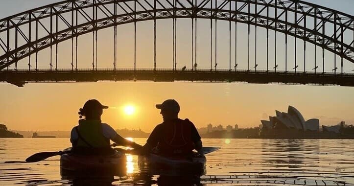 Kayaking & Coffee with Sydney By Kayak at Sunrise
