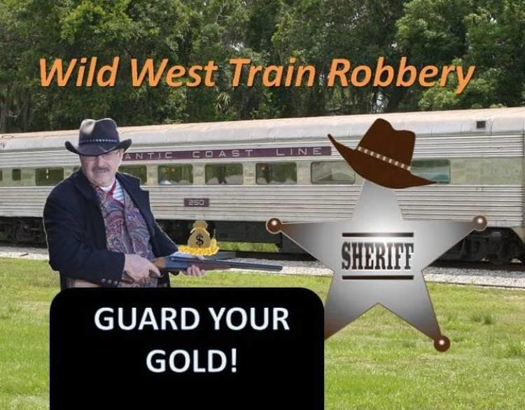Thrilling Train Robbery Adventure in Parrish, Florida