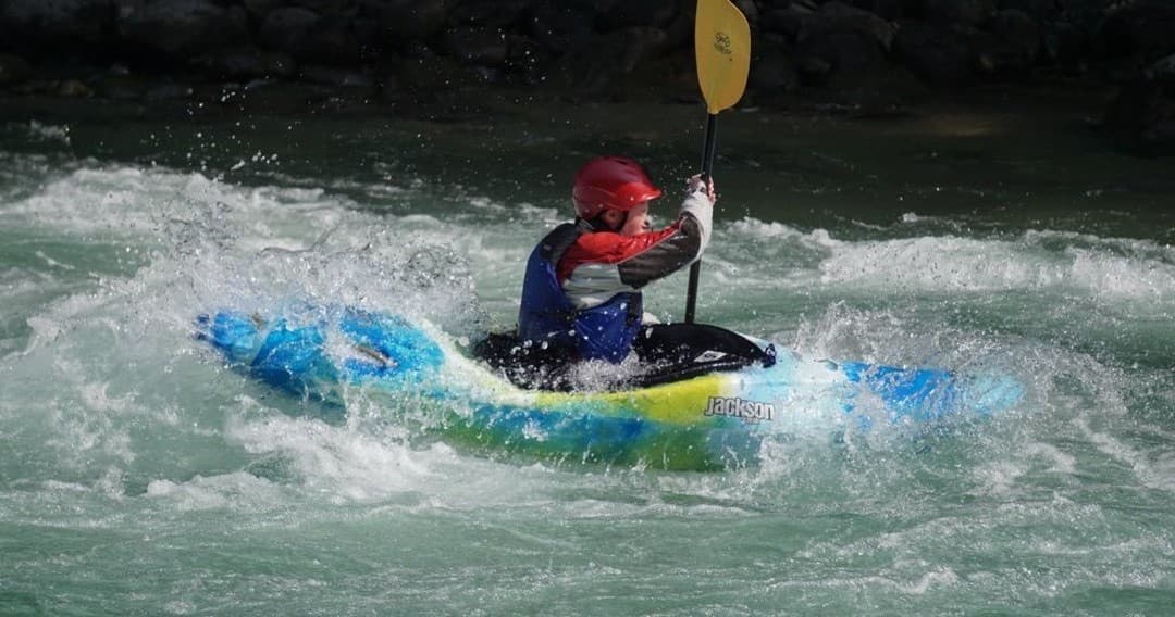 Teen Kayak Academy on the Slocan River in Castlegar
