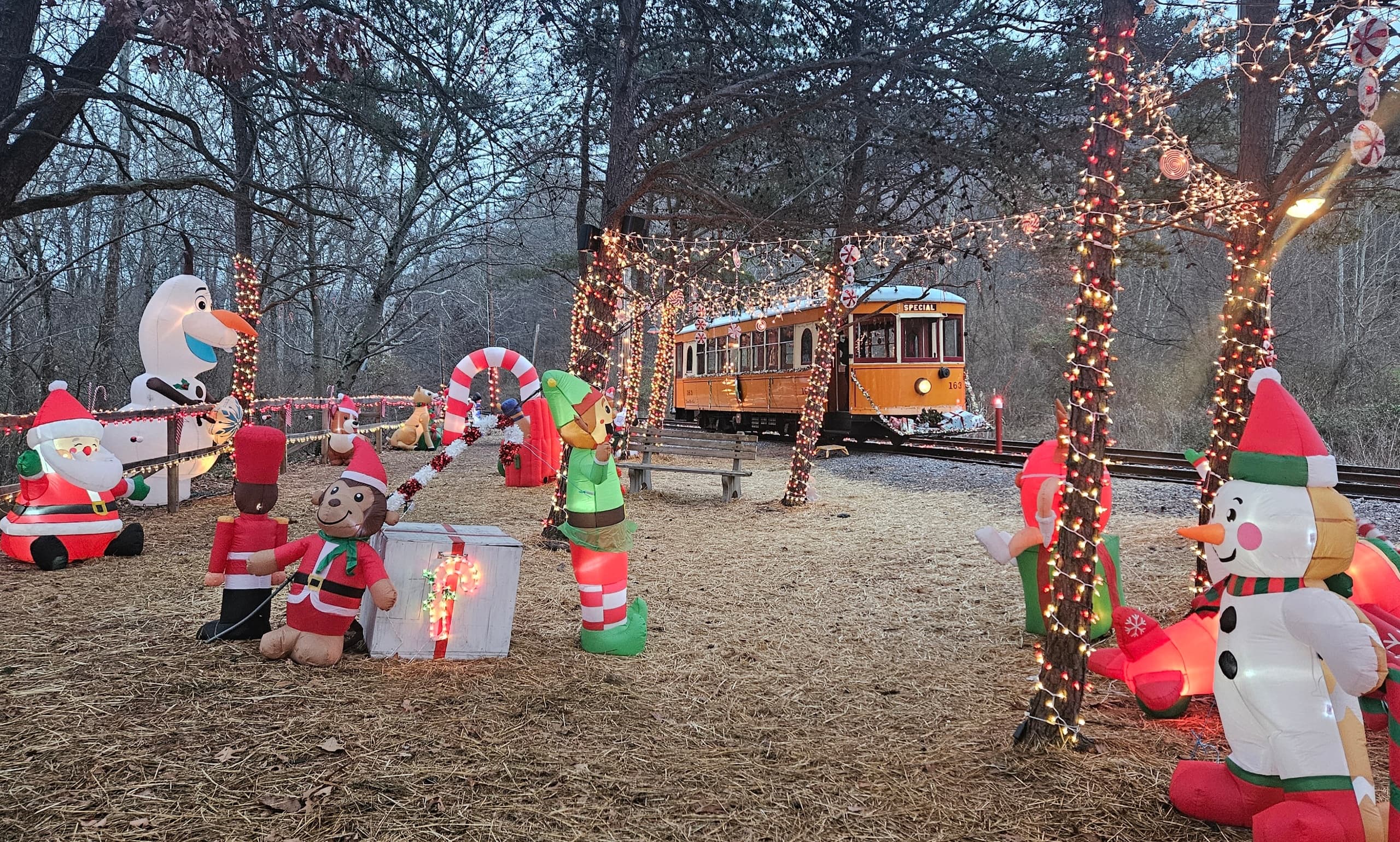 Experience the Magic of Blacklog Narrows: Lights, Camera, Christmas Trolleys in Rockhill, PA