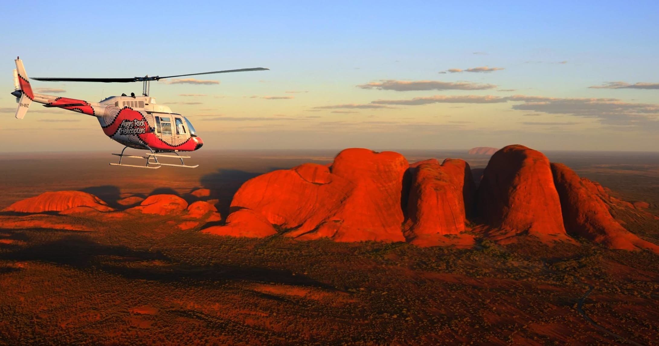 Experience the Majestic Aerial Views of Uluru and Kata-Tjuta on a 36-Minute Helicopter Flight