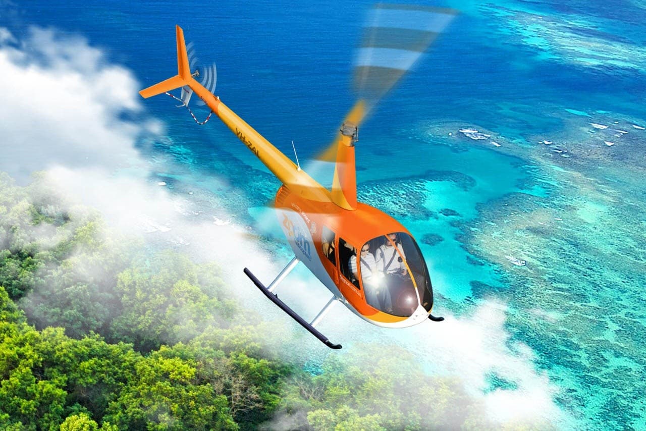 Reef & Rainforest From Above: 45-Minute Cairns Helicopter Scenic Flight photo 2