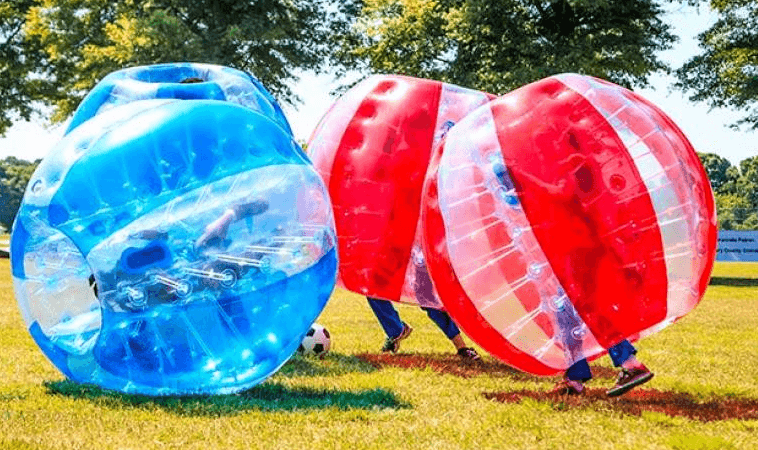 Bubble Soccer Fun at Freizeitpark Rutesheim