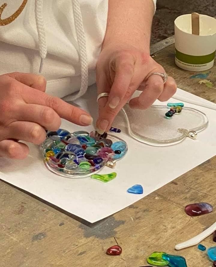 Creative Hen Party Mosaic Glass Crafting at Bath Aqua Glass