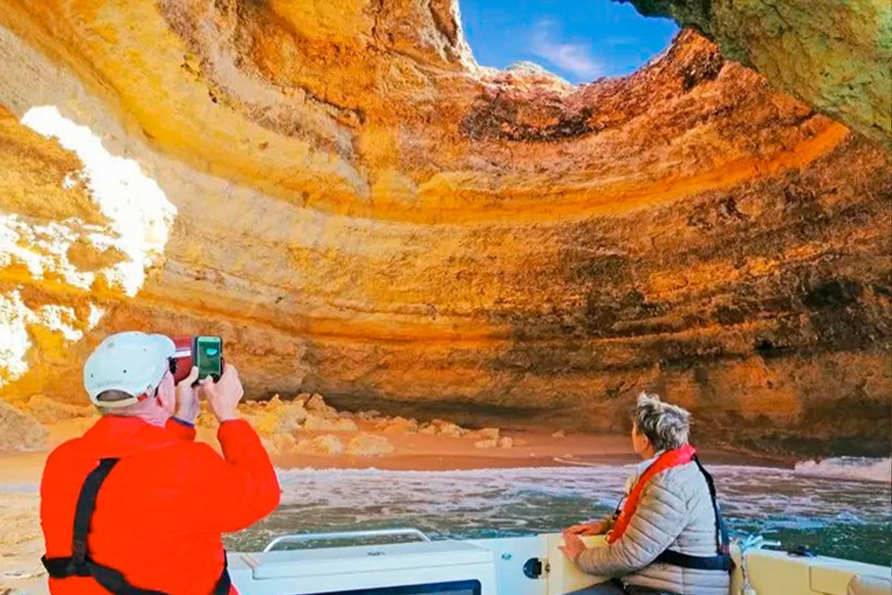 Private RIB to Benagil Cave from Portimão — Sunset & Coastal Boat Tour