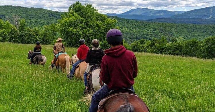 Catskills Scenic Trail Ride at Mountain Brook Farm