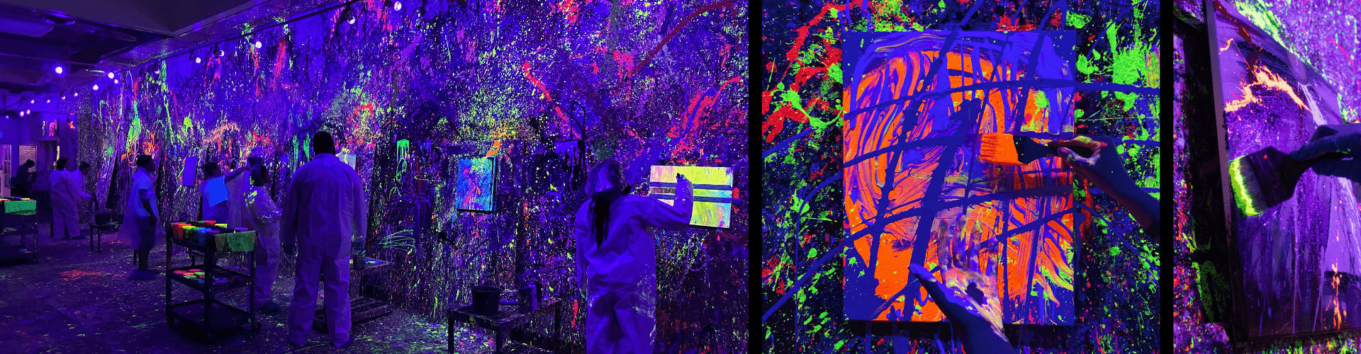 Electric Glow Paint Experience in Atlanta, GA