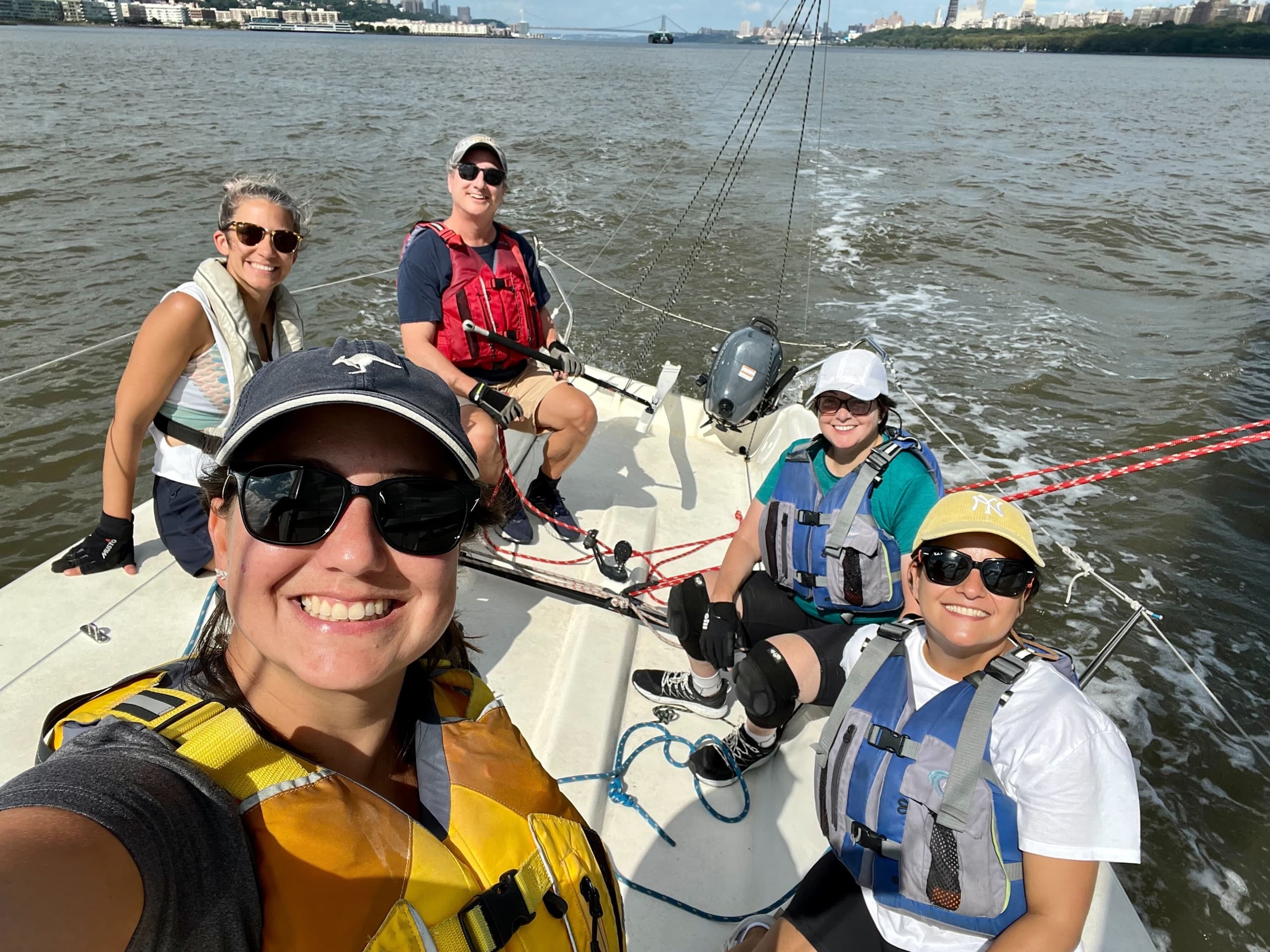 Chelsea Intro to Sailing Weekend with Hudson River Community Sailing