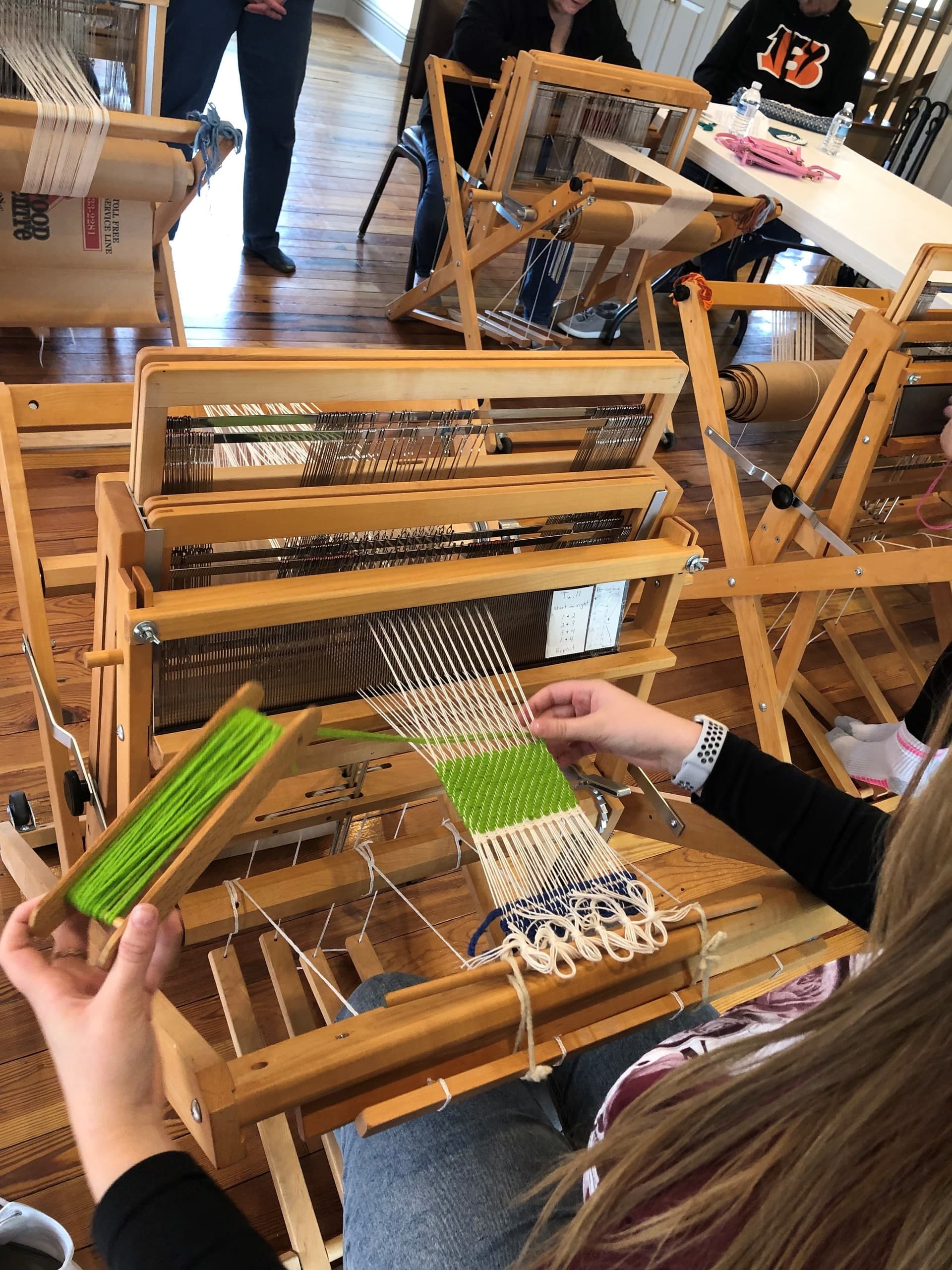 Land Adventures in Roscoe Village: Mug Rug Weaving Experience