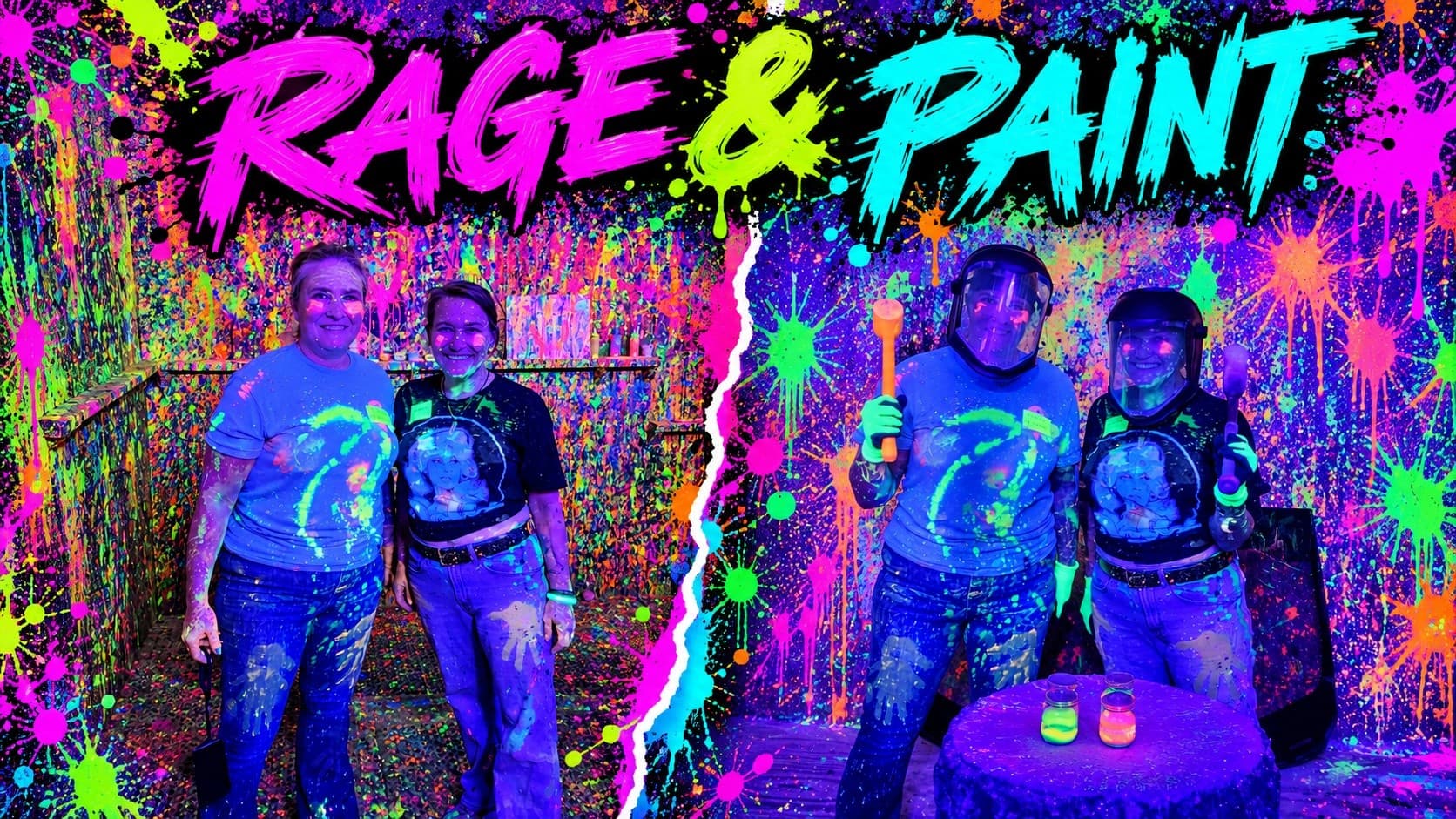 Smash, Splatter, Repeat: Rage And Paint — Resaca’s High-Energy Artroom
