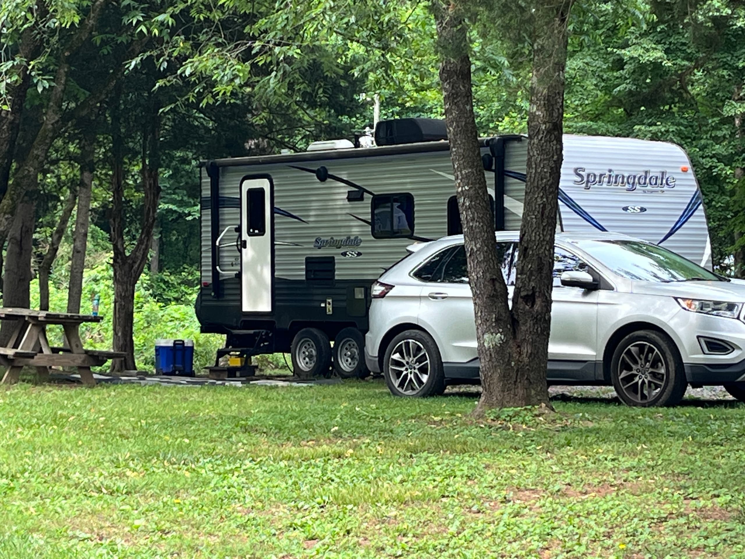 RV Site #14 at Adventures Unlimited in Ocoee, TN for Outdoor Comfort