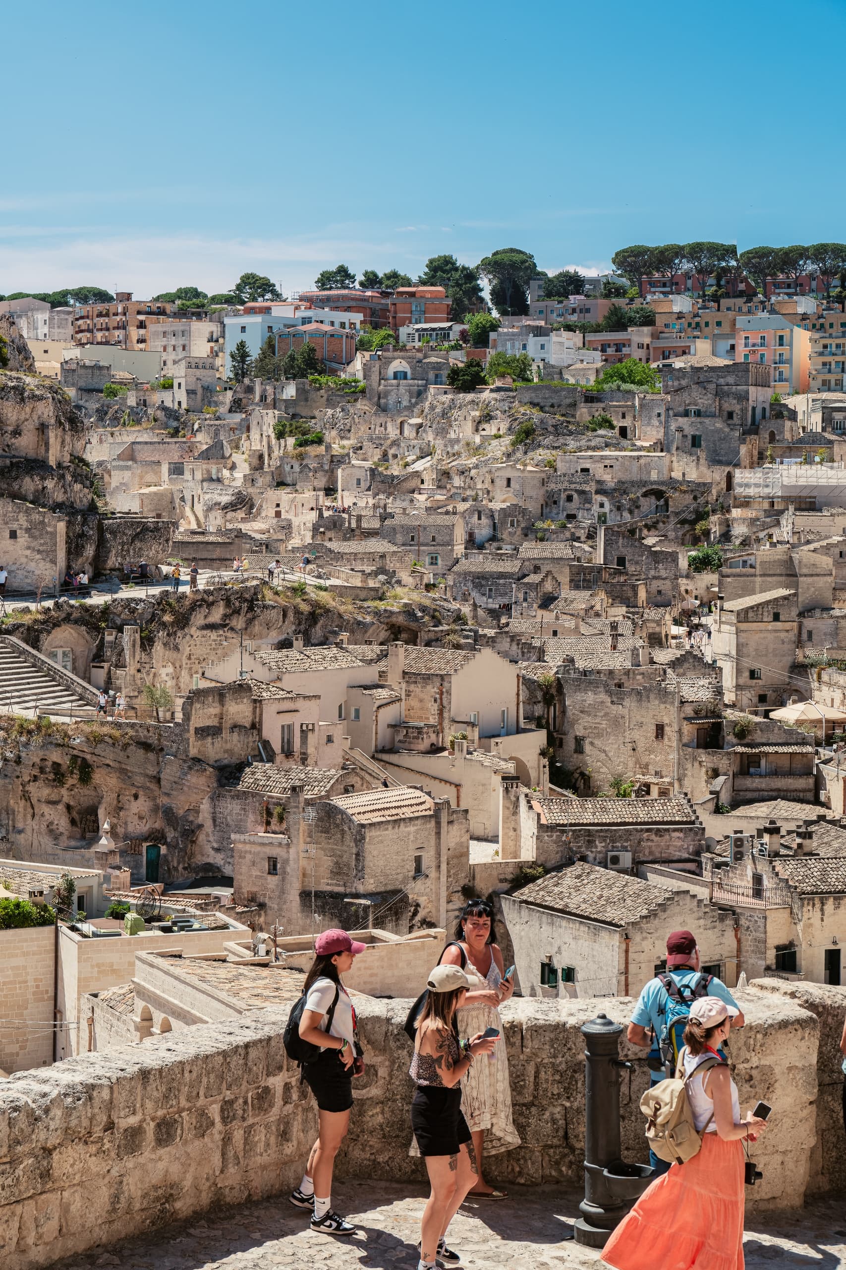 Panoramic cliffs and azure sea at a dramatic Puglia seaside view