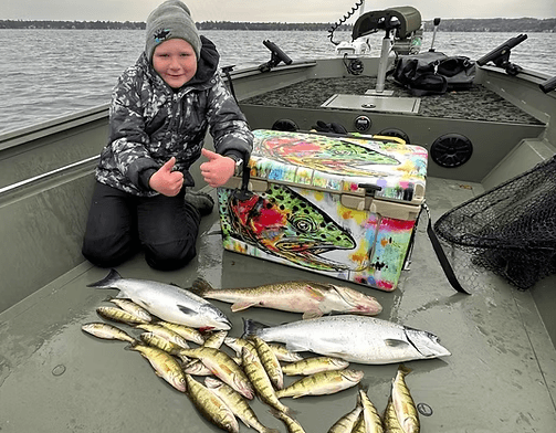 Grand Traverse Bay Salmon Fishing: 4-Hour Trips with Fish With Jim Outfitters