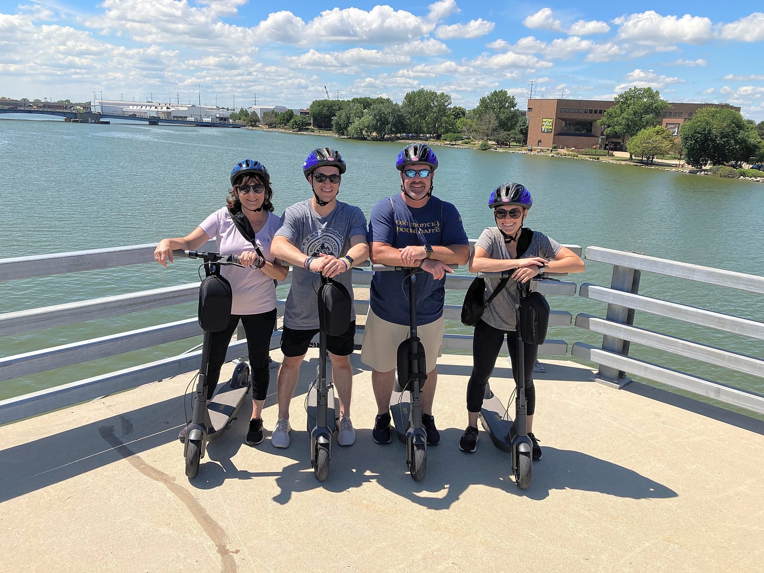 Electric Scooter Tours in Green Bay's Historic District