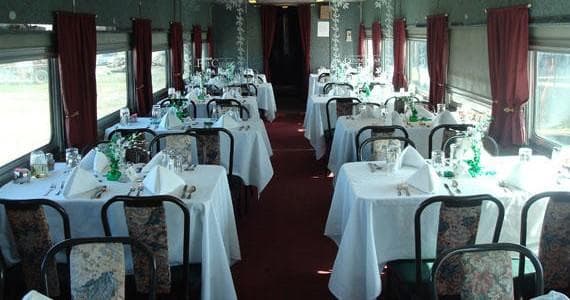 Vintage Railroad Dining at Kentucky Railway Museum, New Haven