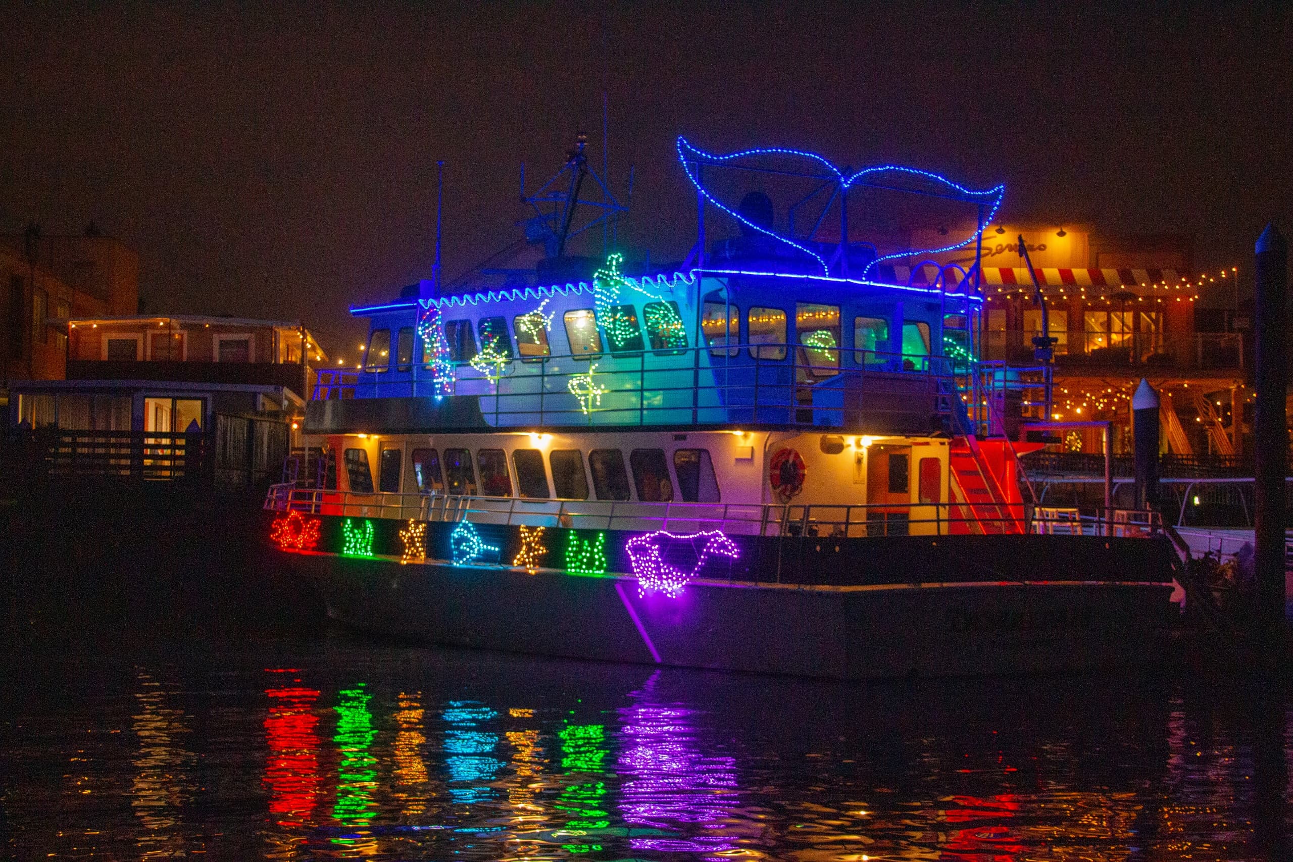 Sausalito Lighted Boat Parade & Fireworks in Tiburon