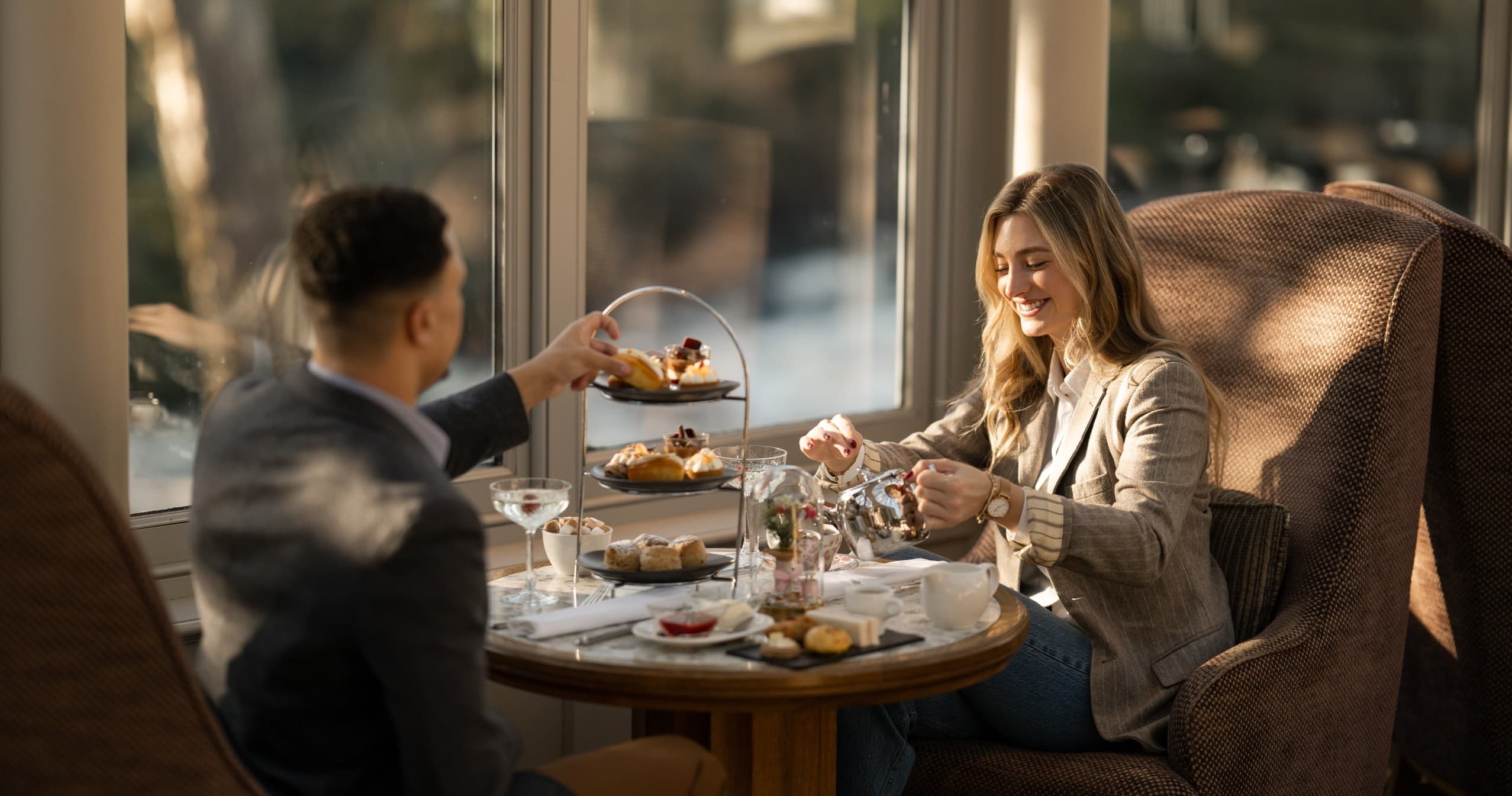 Afternoon Tea at Galgorm Resort Conservatory with River Maine Views photo 4