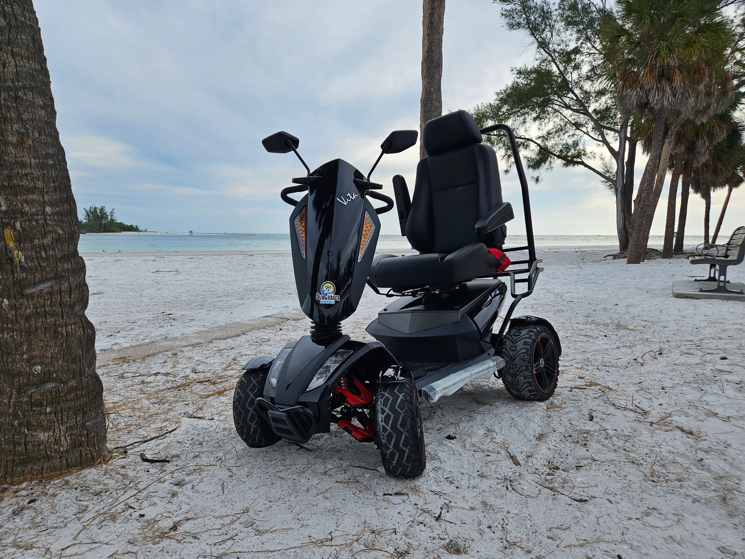 All Terrain Mobility Scooter at Sunchaser Rentals: Off-Road Accessibility