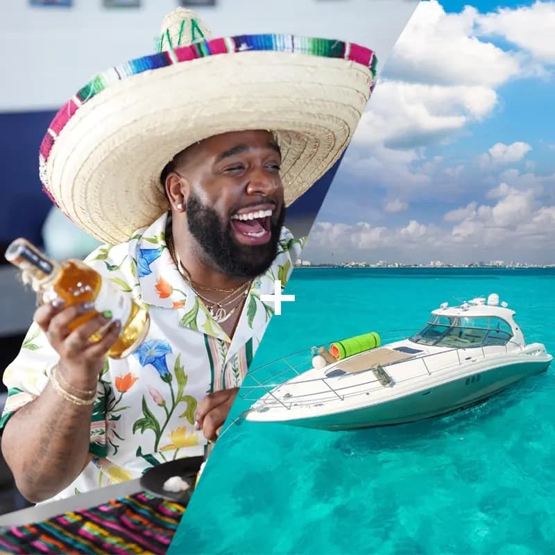 Luxury Yacht Tour & Tequila Tasting in Cancun Bay