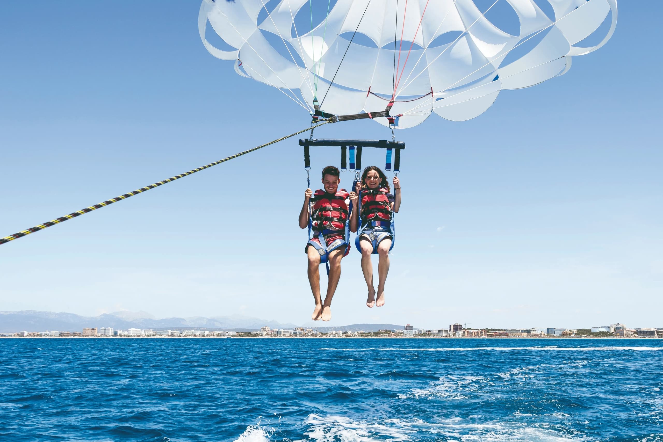 Soar Over Mallorca: Parasailing in Arenal, Magaluf photo 2