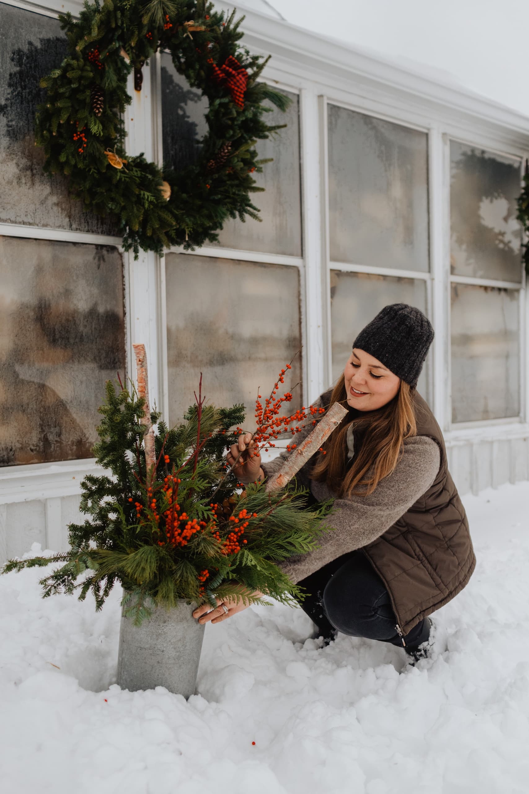 Craft Your Perfect Holiday Planter in Halls Harbour, Nova Scotia