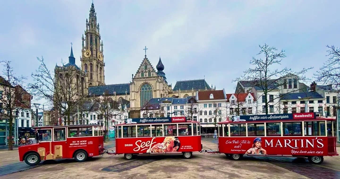 City Sightseeing Tour of Antwerp with Touristram