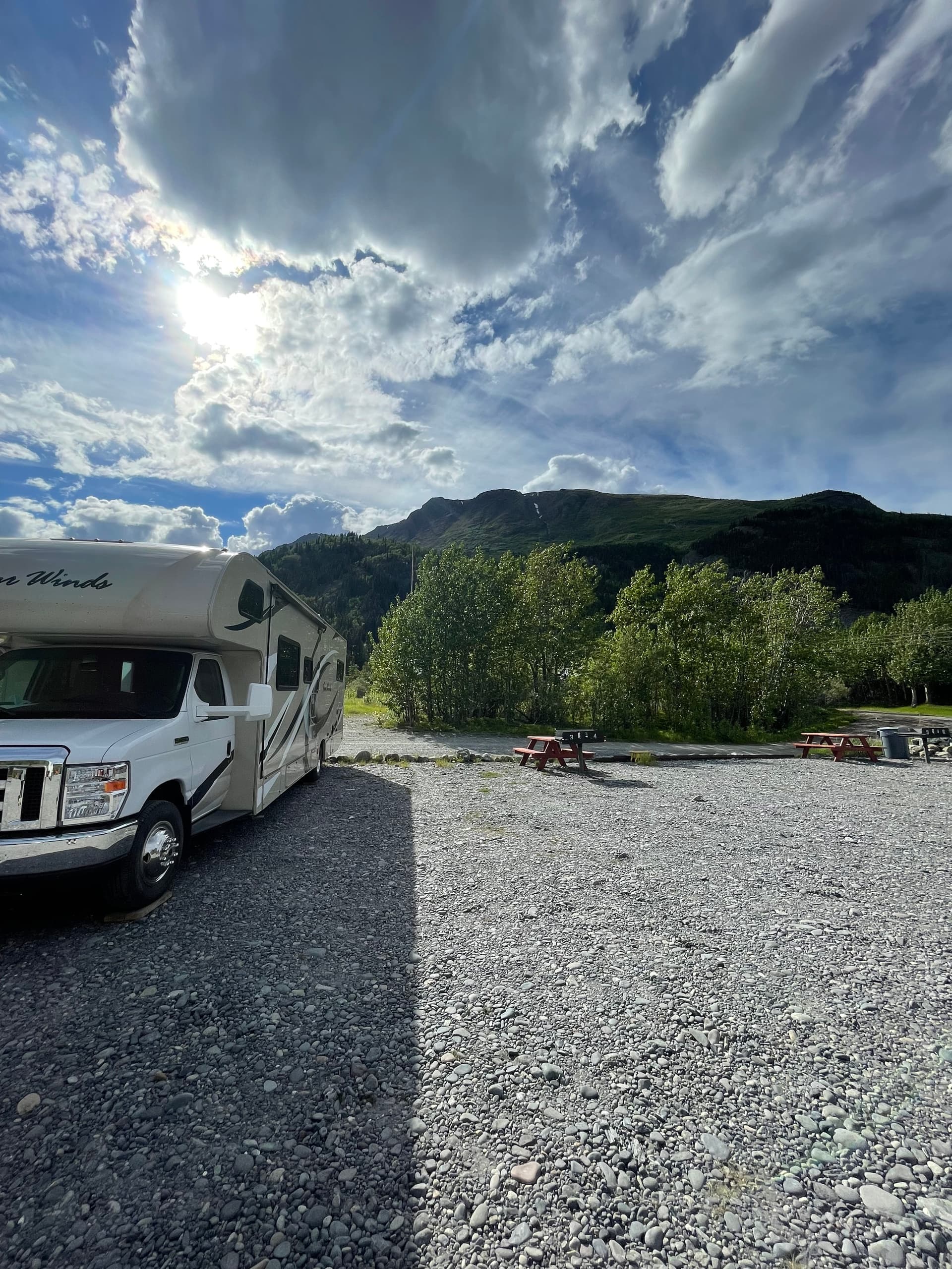 RV & Tent Site at AK eXpeditions in Chitina, Alaska