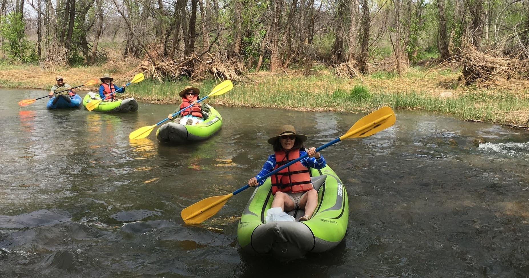 Splash Sip & Savor: Kayaking the Verde River with Wine Tasting in Cornville, Arizona